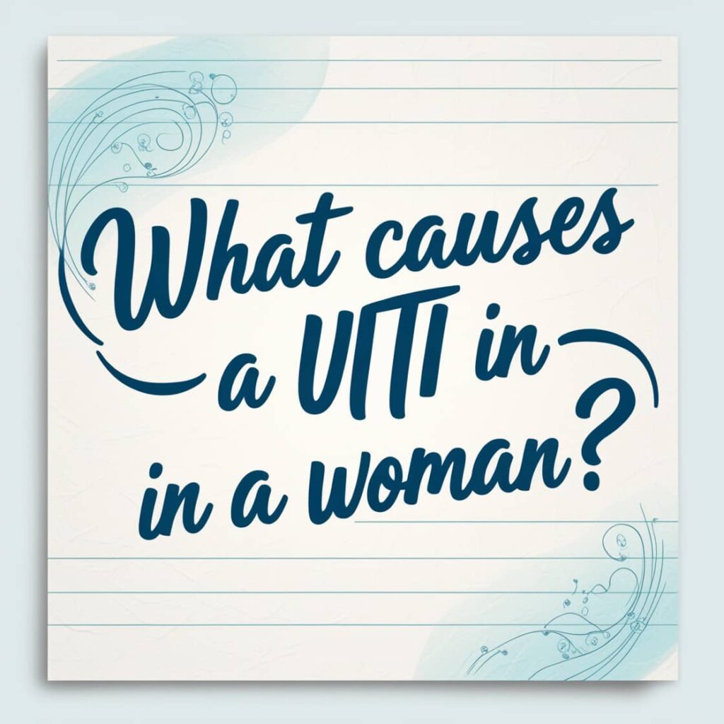 What Causes a UTI in a Woman