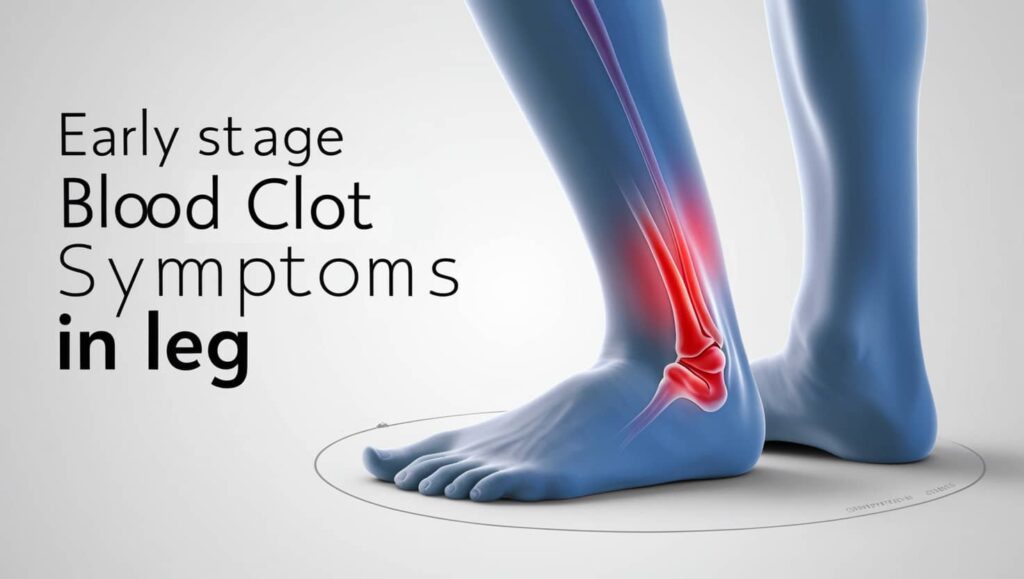 Early Stage Blood Clot Symptoms in Leg