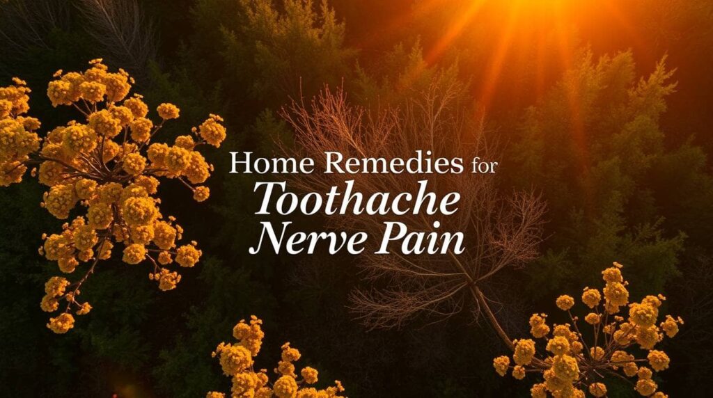 Home Remedies For Toothache Nerve Pain