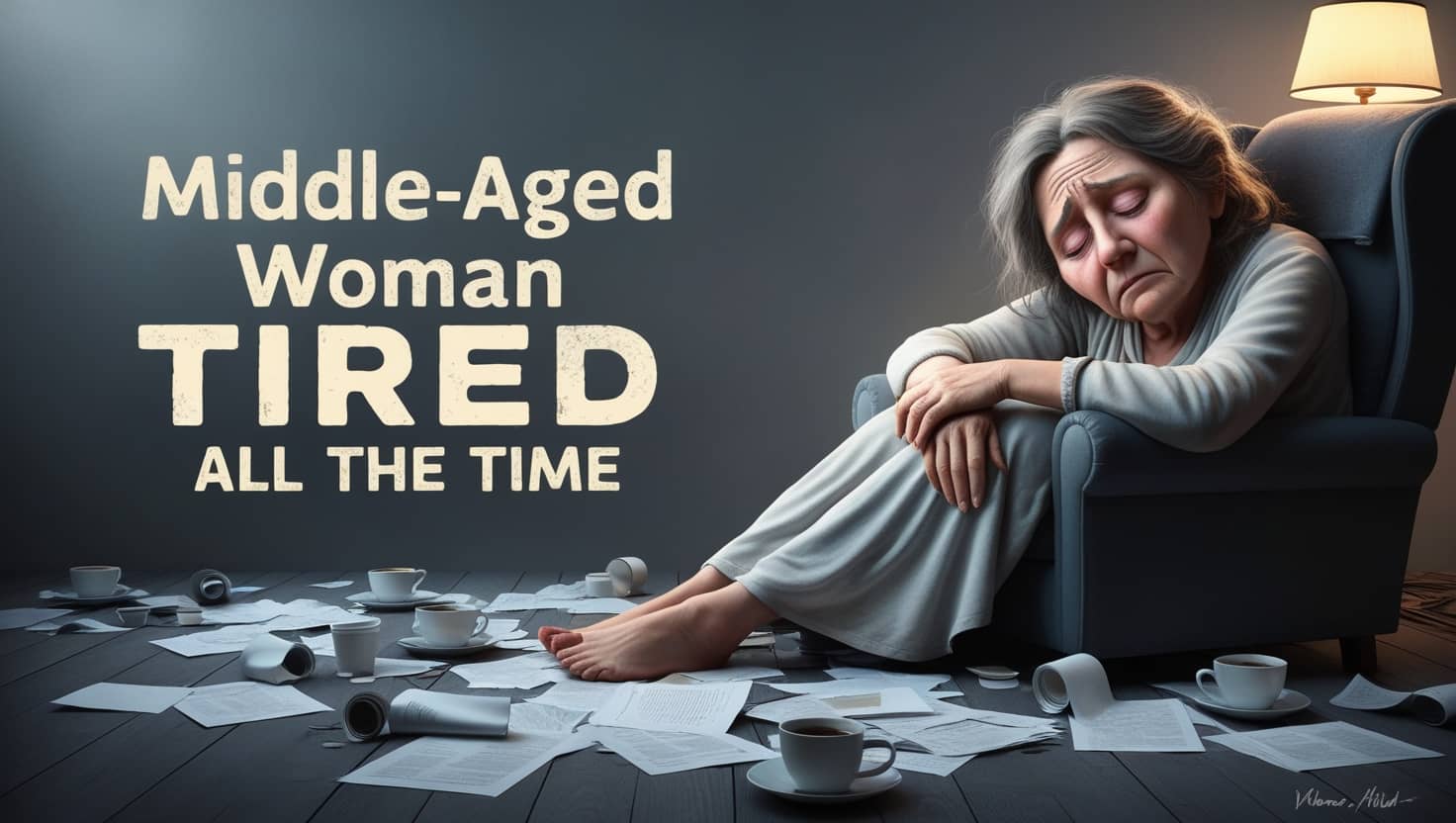 Middle-Aged Woman Tired All the Time