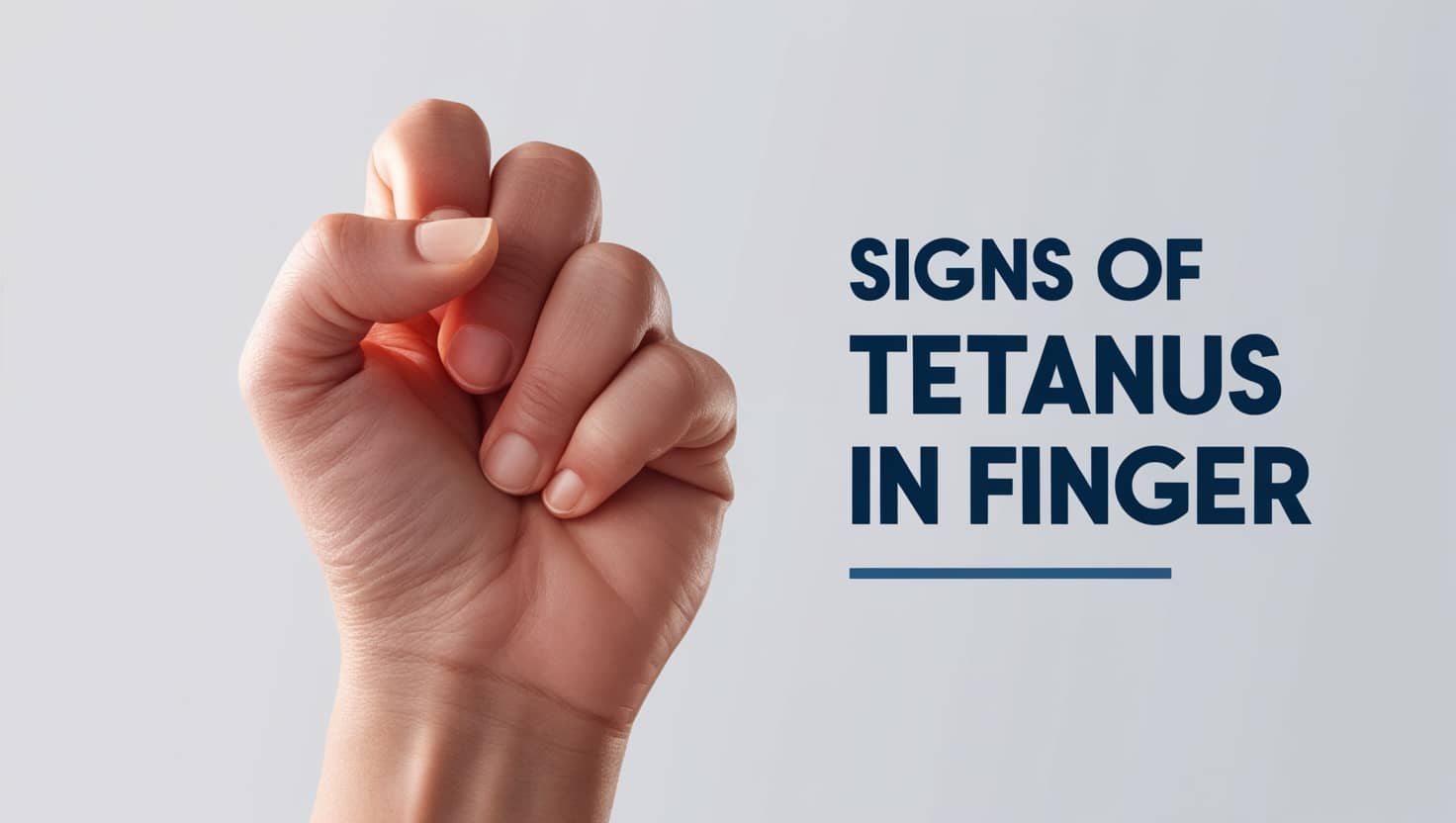 Signs Of Tetanus In Finger