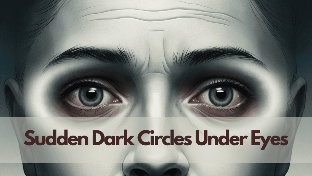 Sudden Dark Circles Under Eyes