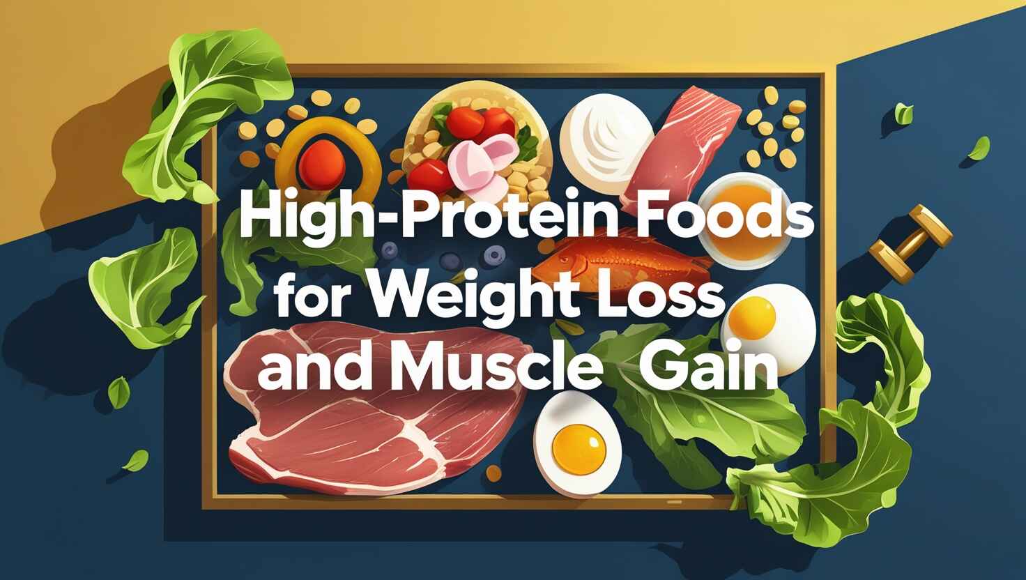 High-Protein Foods for Weight Loss and Muscle Gain