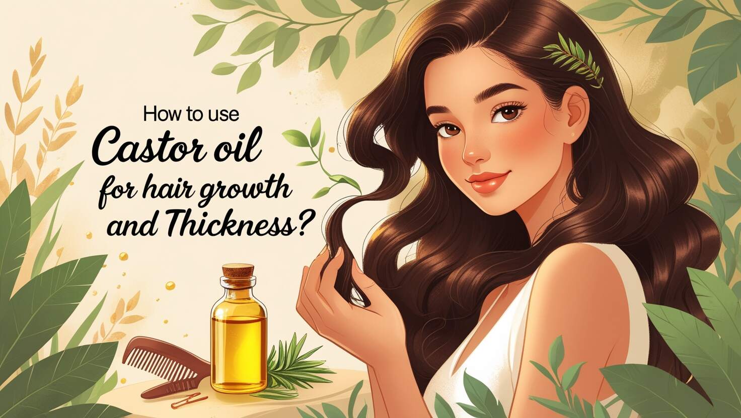 How to Use Castor Oil for Hair Growth and Thickness?