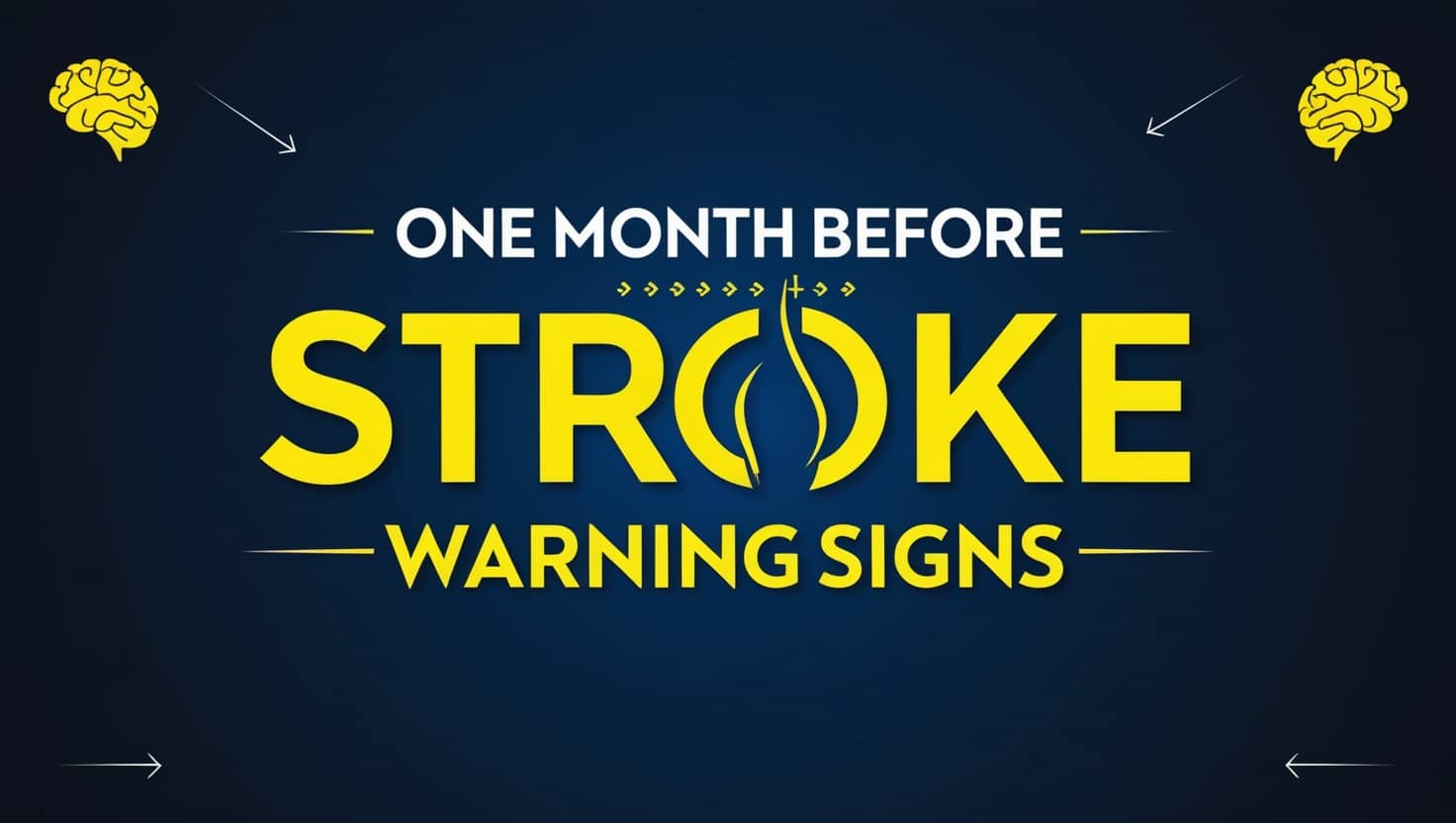 One Month Before Stroke Warning Signs